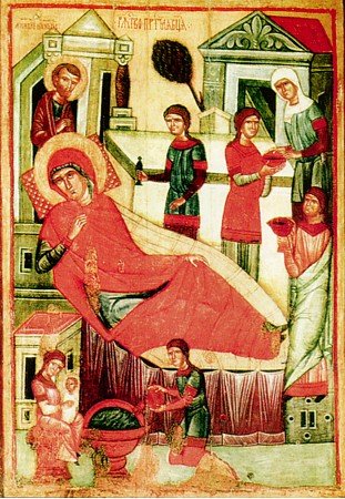 Used in Ícone da Natividade da Virgem