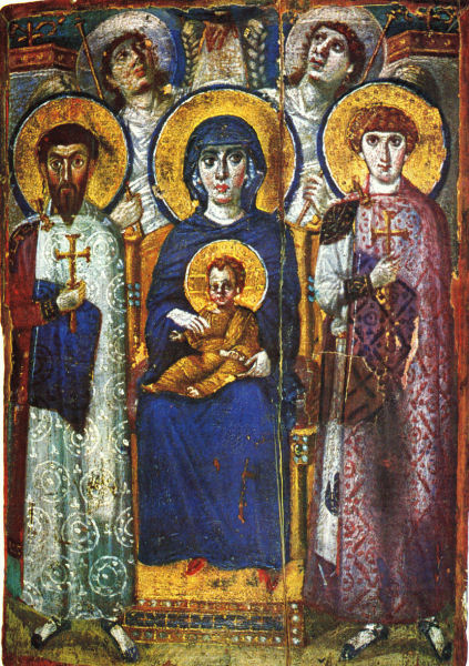 Used in Ícone da Mãe de Deus Entronada