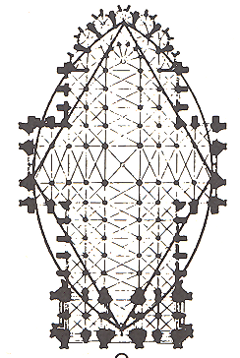 Used in vesica piscis